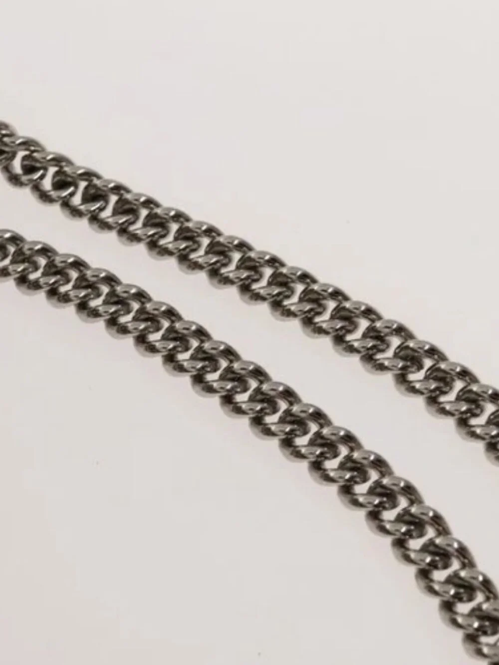 CHANEL Matelasse Chain Shoulder Bag Silk Black Silver CC Auth 120924